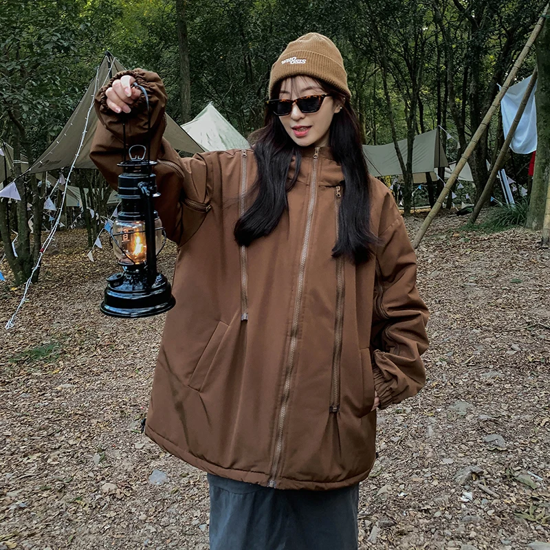 Winter Jacket Men Warm Fashion Casual Thicken Hooded Jacket Men Streetwear Korean Loose Thick Short Coat Mens Parker Clothes