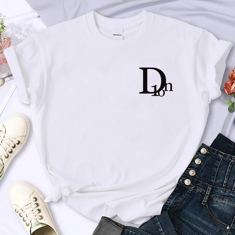 Футболка женская оверсайз с круглым вырезом 100% хлопок надписью