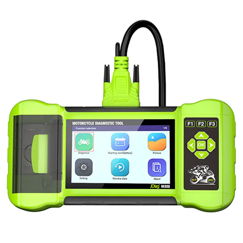 JDiag M300 Motorcycle OBDII Scanner Moto Diagnose Tool Clear Fault Code ABS Engine For B-MW D-ucati H-arley H-onda Y-amaha