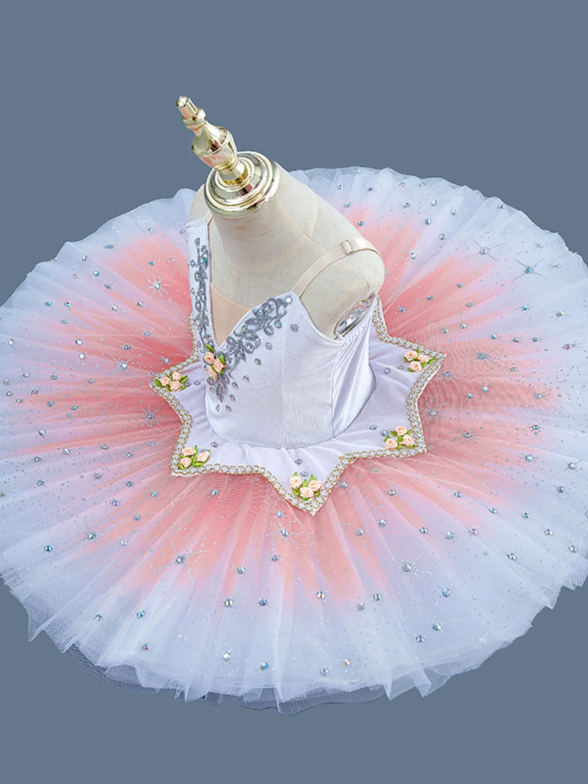 Балетное платье для детей белые профессиональные балетные пачки девочек