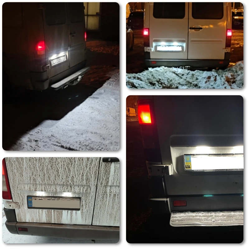 2 шт., светодиодные сигнальные лампы для номерного знака Benz Sprinter W901 W903 W904 W905For Dodge Sprinter для VW LT 28-46 (art.: 3920bdeb8abe0) - 3920bdeb8abe0