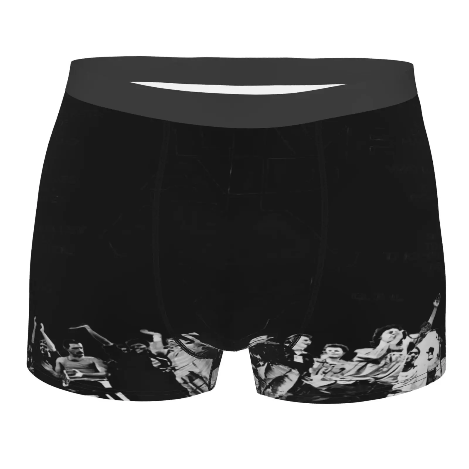 

Богемные мужские трусы Live Aid Queen Freddie Mercury 5776, мужские трусы розового цвета с карманом из полиэстера