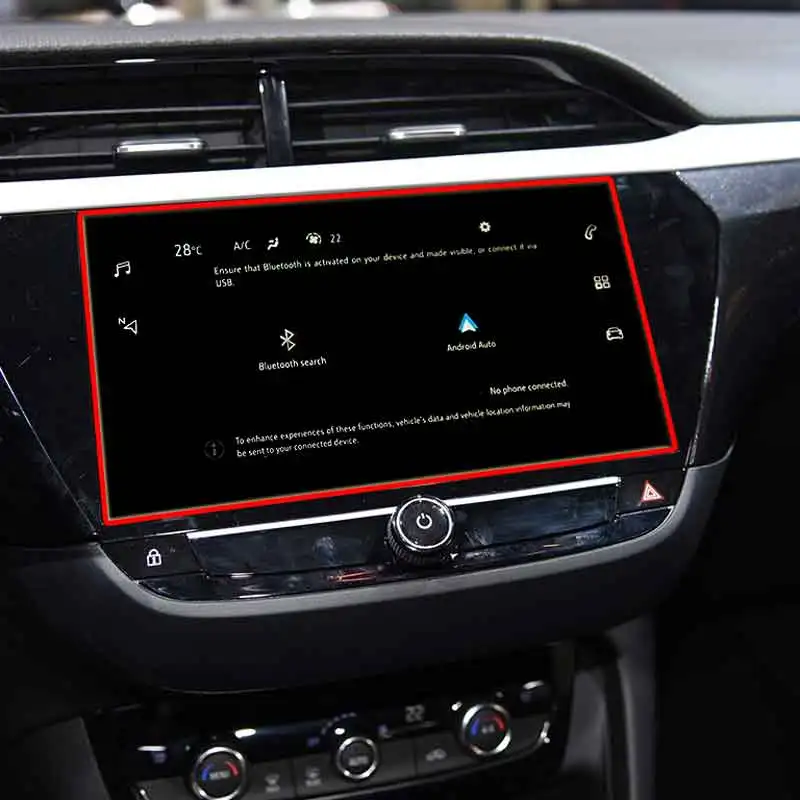

For Opel Corsa GS Line /Corsa F 2020 2021 7 inch Car infotainment radio GPS Navigation Tempered glass screen protector