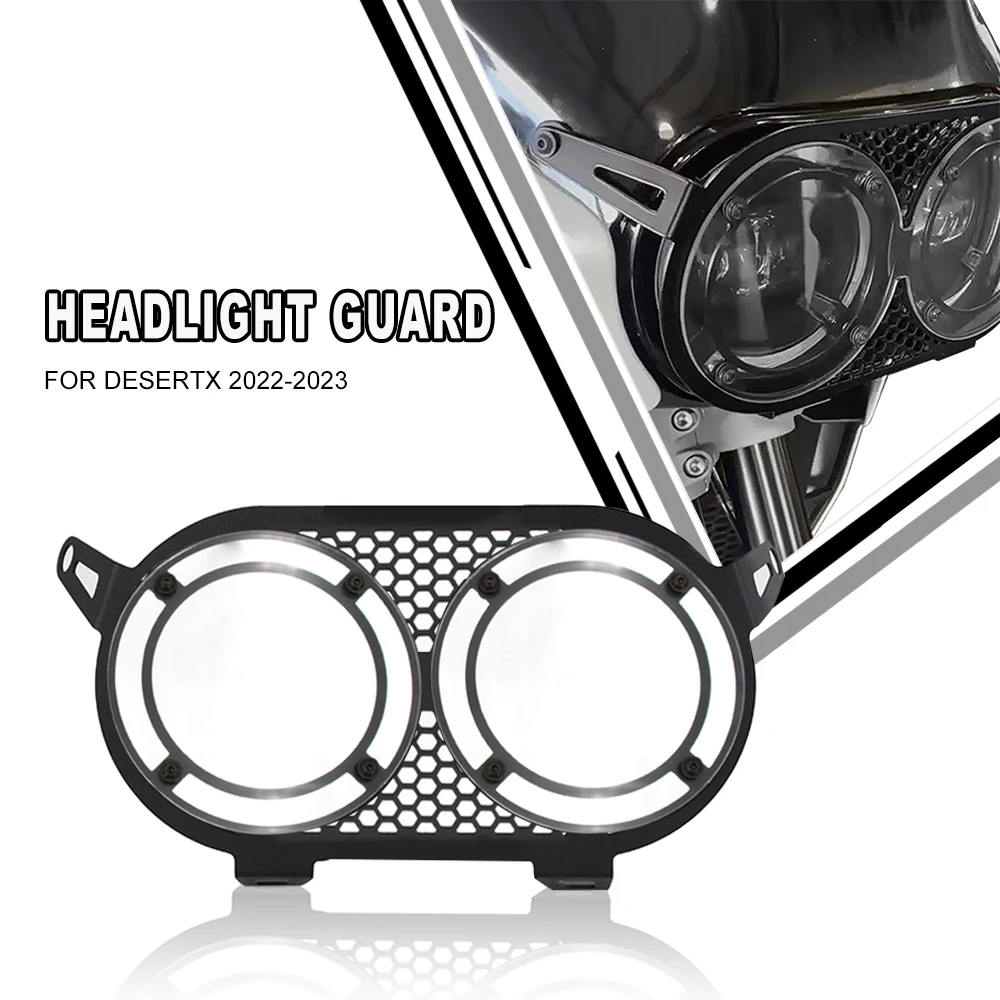 

2023 DesertX Accessories Headlight Protection Grille For Ducati Desert X 2022 2023 Headlight Protector Cover Headlight Guard