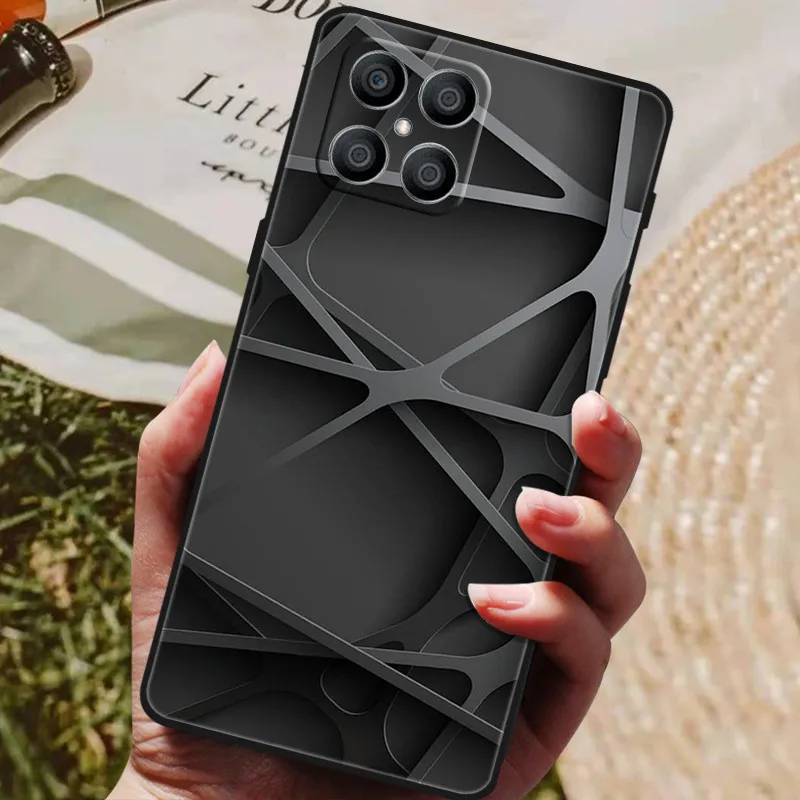 for honor x8 case 2022 soft silicone back case for huawei honor x8 honorx8 phone cover tfy lx1 tfy lx2 tfy lx3 black bumper tpu free global shipping