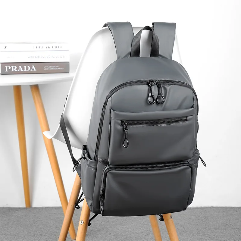 Men's Backpack Tourism Double Back Leisure Han Edition Fashion Students Travel Bag Backpack Laptop Bag