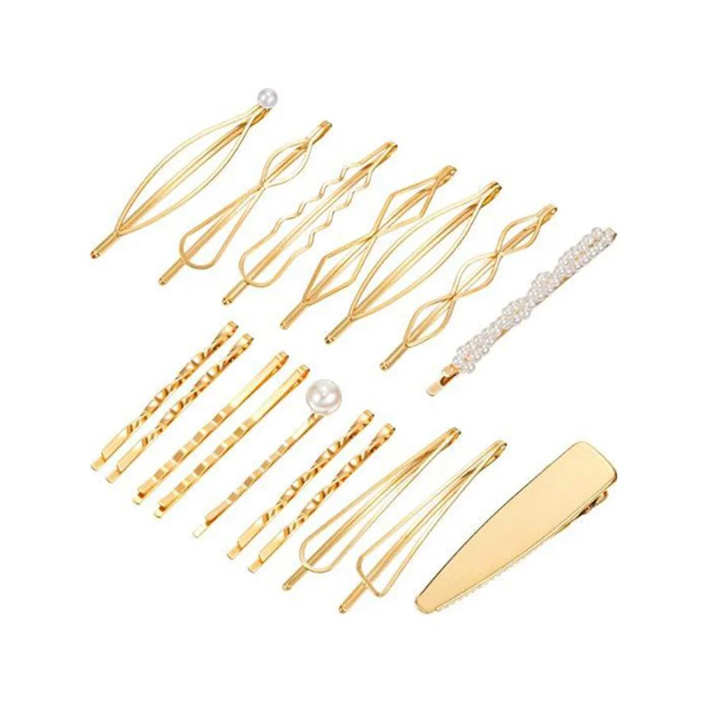 

Заколки для волос с жемчугом, 17 шт.