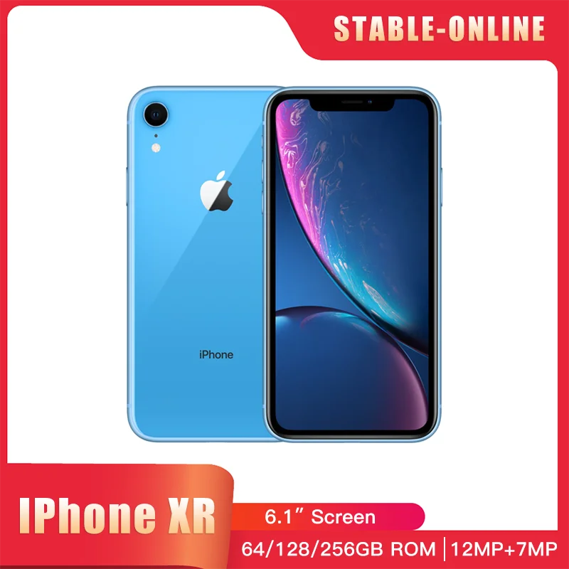 

Оригинальный мобильный телефон Apple iPhone XR 4G LTE, б/у, разблокированный, экран 6,1 дюйма, 3 ГБ ОЗУ 64 Гб/128 ГБ/256 Гб ПЗУ, камера 12 МП, IOS