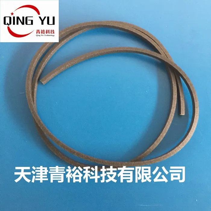 

Electromagnetic shielding conductive rubber strip Nickel carbon (Ni/c) square sealing strip section size 6.4 * 4.8