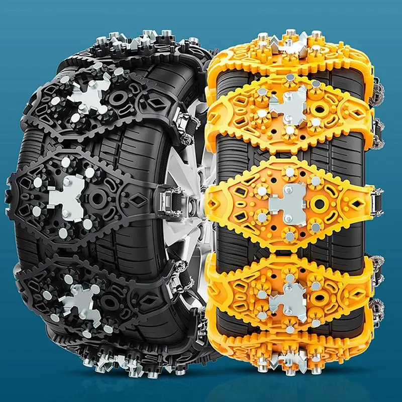 

4 шт., автомобильные противоскользящие цепи для снега