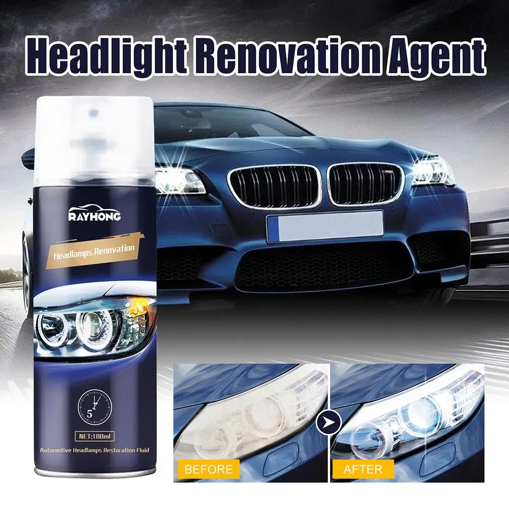 

Car Headlight Restoration Polishing Kits Headlamp Scratch Remover Liquid Cleaning Remove Polish Headlight Repair Paste Oxid R4E7