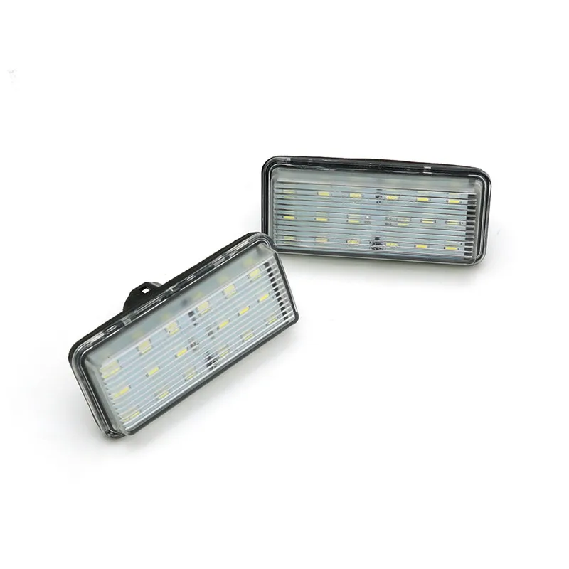 

2Pcs Car LED Number License Plate Light For Lexus LX470 LX570 GX470 Fit Toyota Land Crusier 100 200 Prado 120 Reiz