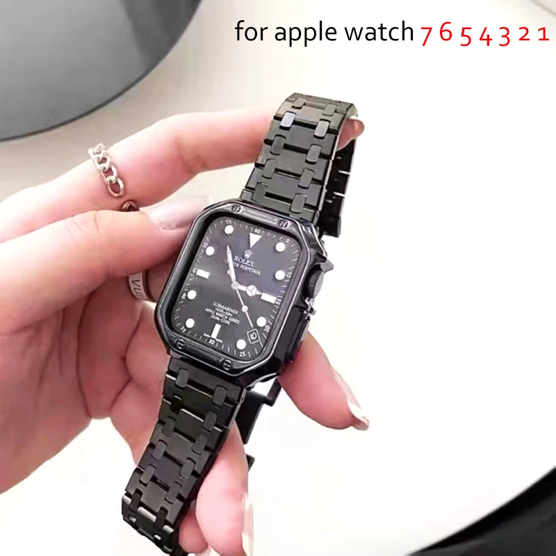

Браслет из нержавеющей стали для Apple Watch 40 38 42 41 44 45 мм