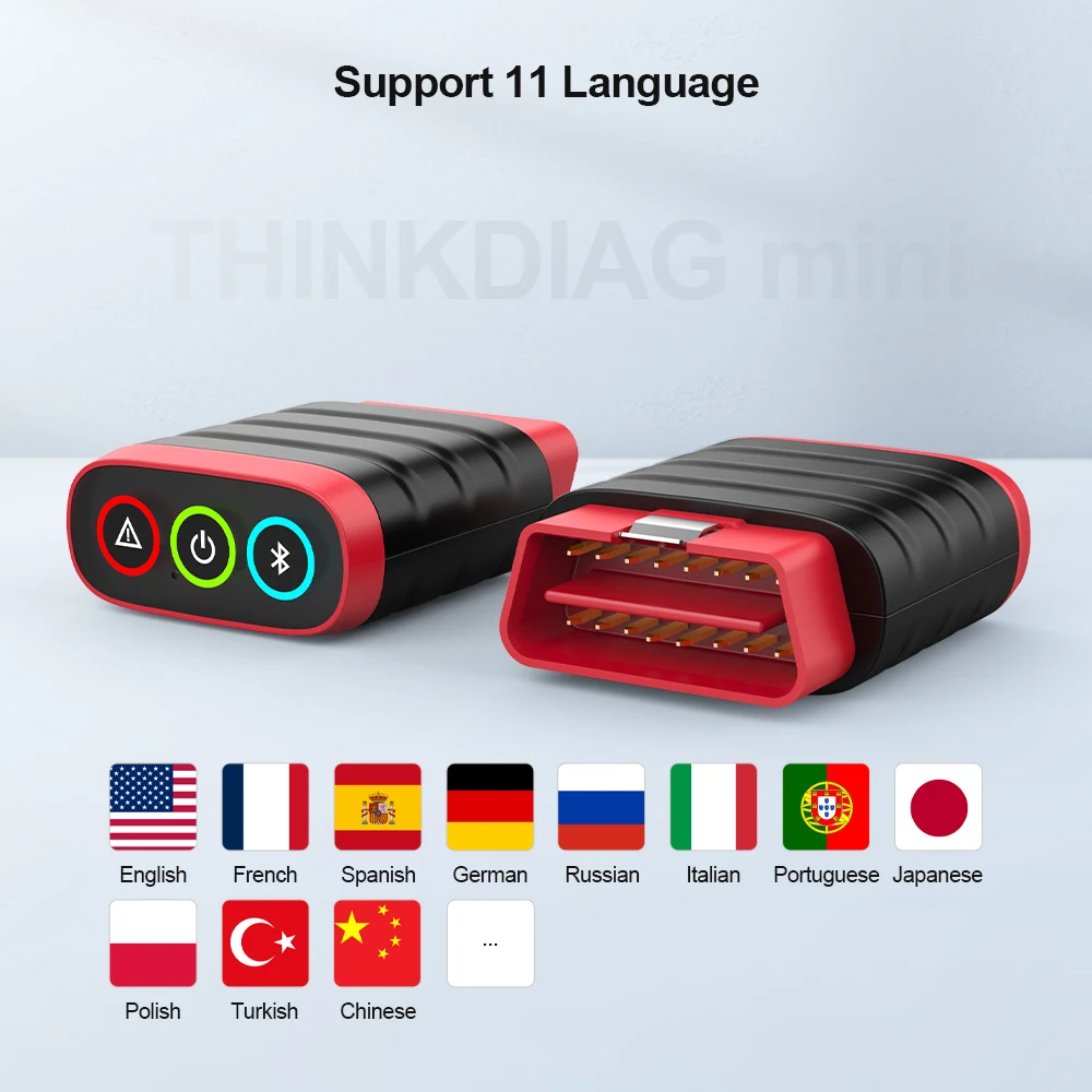 Thinkcar ThinkDiag Мини OBD2 Bluetooth сканер считыватель кодов все системы сканирования DPF SAS EPB