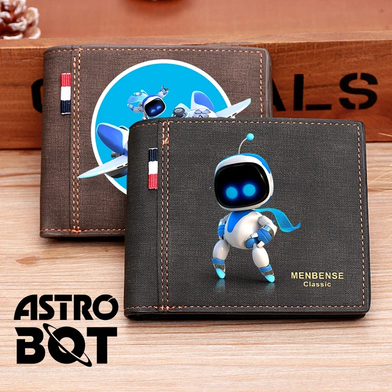 Фото Кошелек AstroBoted, кошелек с героями мультфильмов, сумка для карт, многофункциональная сумка для хранения банковских карт, удостоверений личности, мужской кошелек, подарки №2