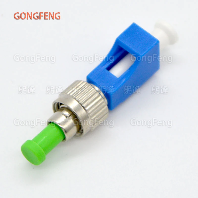 10PCS Optical Fiber Adapte Connector LC Female-FC Male Single Mode 9/125 Multimode OM1 OM2 Fiber Flange Coupler Wholesale
