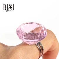 risi adjustable lash crystal glue ring individual eyelash extension glue holder finger ring adhesive holder