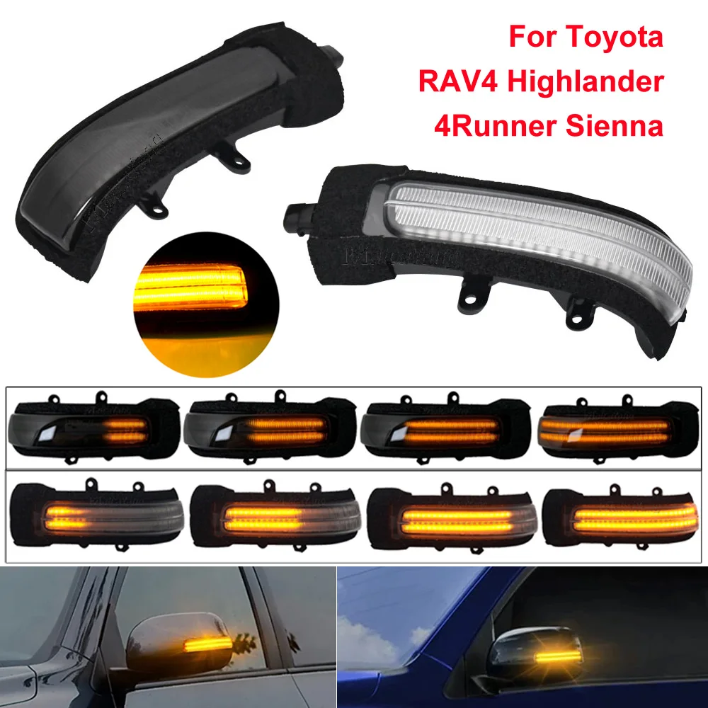 

Боковой зеркальный индикатор, динамический сигнал поворота, Φ, Toyota RAV4 XA30, Vanguard, Previa, Estima, Alphard Vellfire, AI Voxy, 4runner