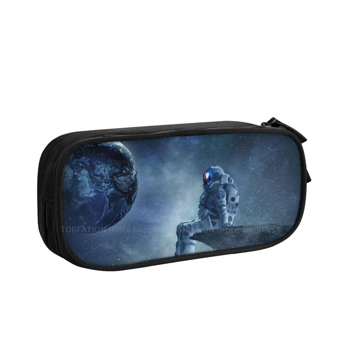

Astronaut And Star Pencase Astronaut And Space Pencil Bag Teenage School Storage Supplies Large Capacity Double Zipper