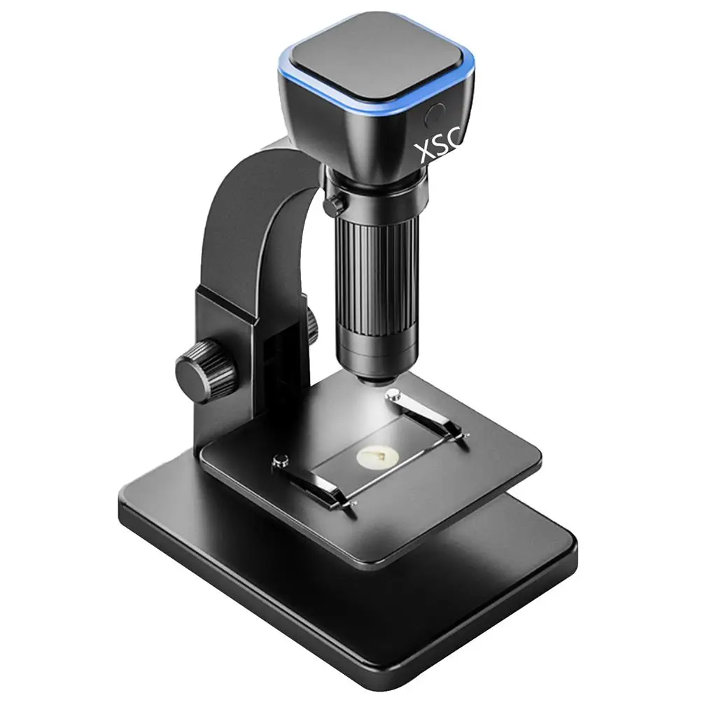 

Digital Microscope Laboratory Wireless Connection Magnifying Dual Lens Photo 1800mAh Battery Operated PC Authenticating