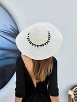 hat minimalist straw hat beach