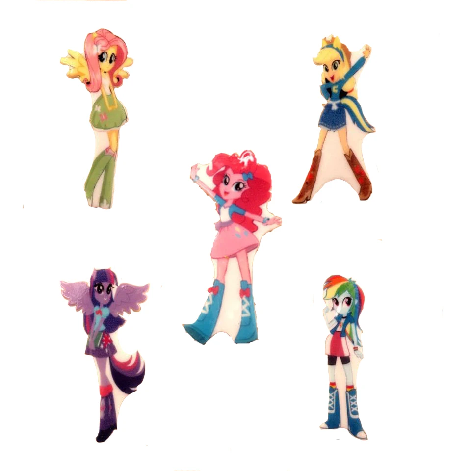 

5pcs Cute Mini baby girls Popsicle Flat Back Planar Resin Cabochons Scrapbooking DIY Jewelry Craft Decoration Accessorie,5Yc1886