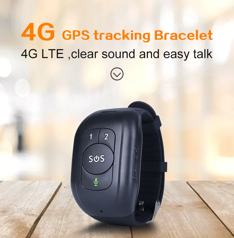 Security Intelligent Tracker Gps Lbs Wifi Tracking Device Older GPS Tracker Position Bracelet Watch Global Track Device