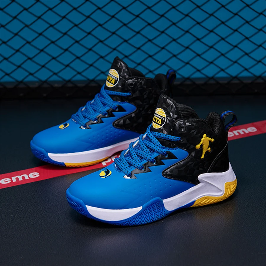 Boys High Quality Basketball Shoes New Children's Brand Jordans Youth Sports Shoes High Top Students Basketball Sneakers