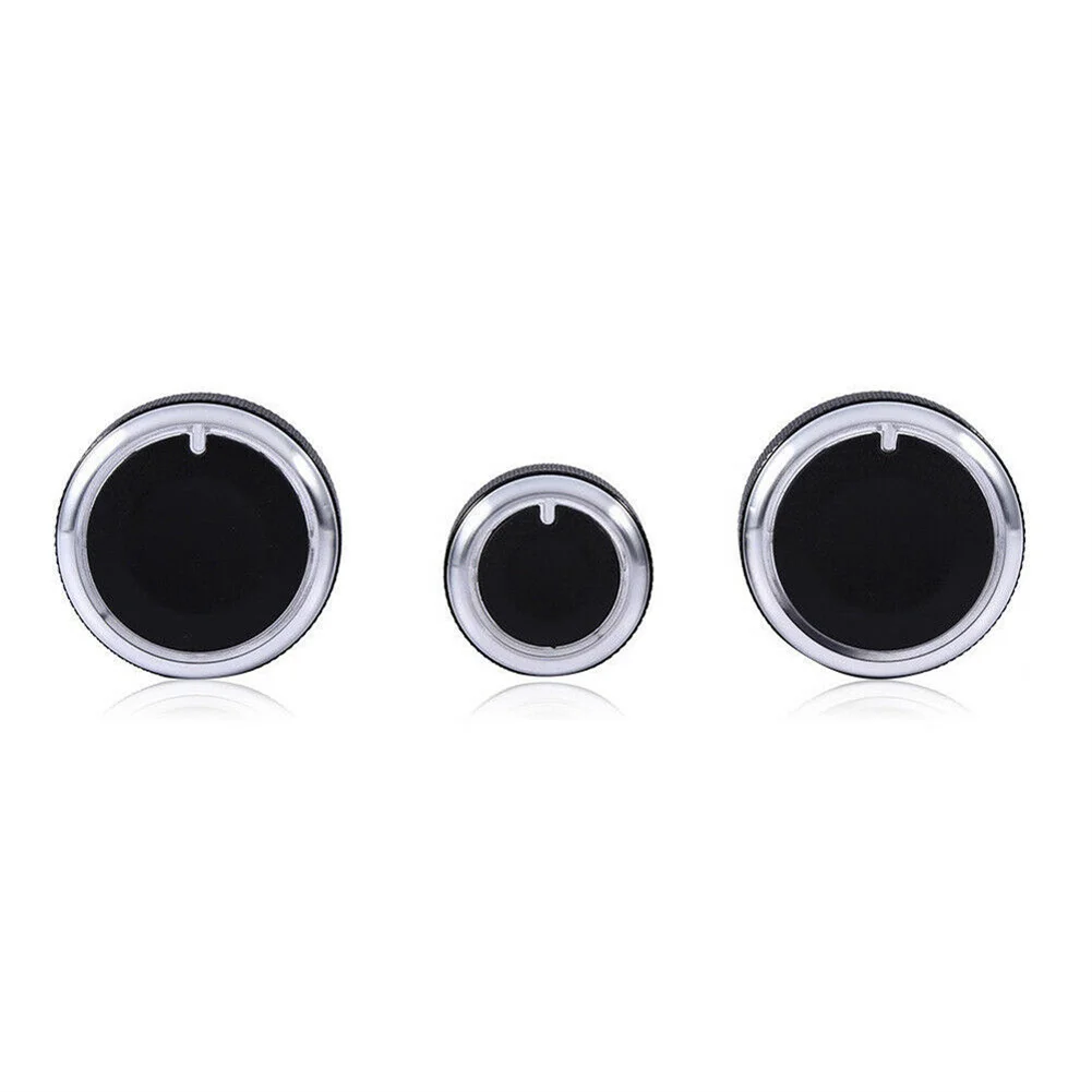 

3pcs/1 Set Car Auto Air Condition A/C Switch Buttons Control Knobs Cover For Golf MK4 Auto Replacement Parts High Quality