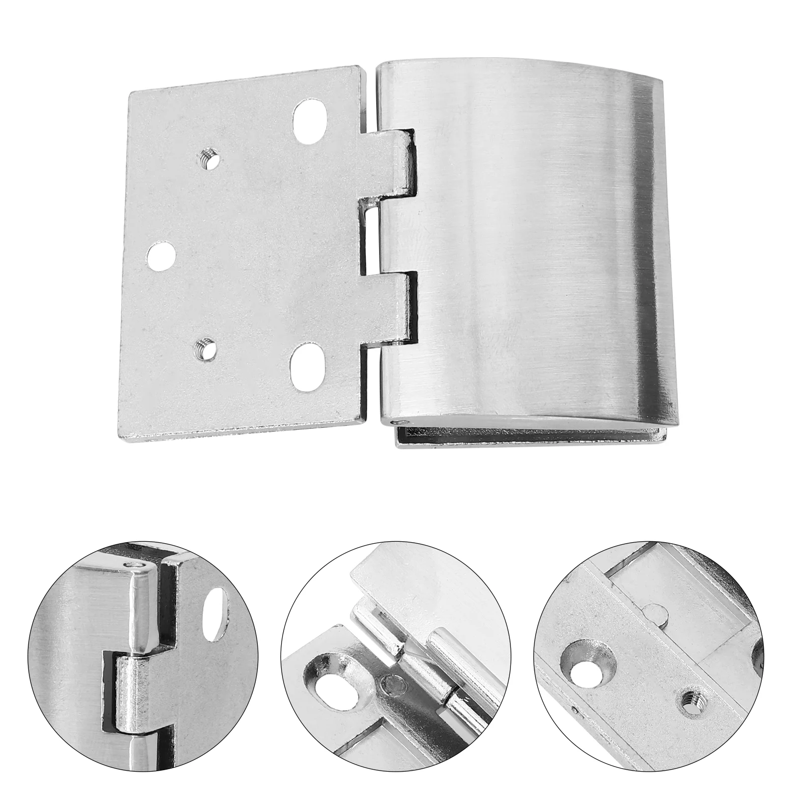 

2pcs Zinc Alloy Arc Hinge Glass Door Hinge Professional Cabinet Door Hinges