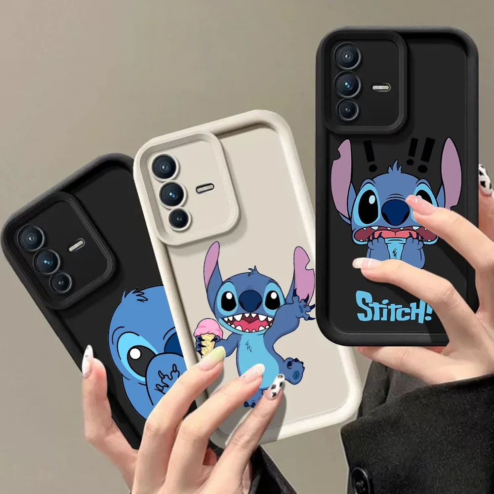 JR-1 Cute Stitch Phone Case For VIVO S18 S18E S15S15E S12S10 S10E S9 S9E Y200i y36i Y12 Y35 Y35M Y78 Y11Pro Plus