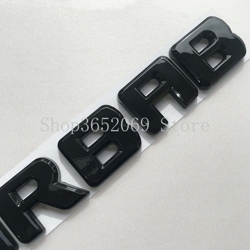 

Bond Letters ABS Emblem Sticker for Mercedes Brabus G63 W463 700 800 850 900 Car Trunk Nameplate Logo Chrome Matte Glossy Black