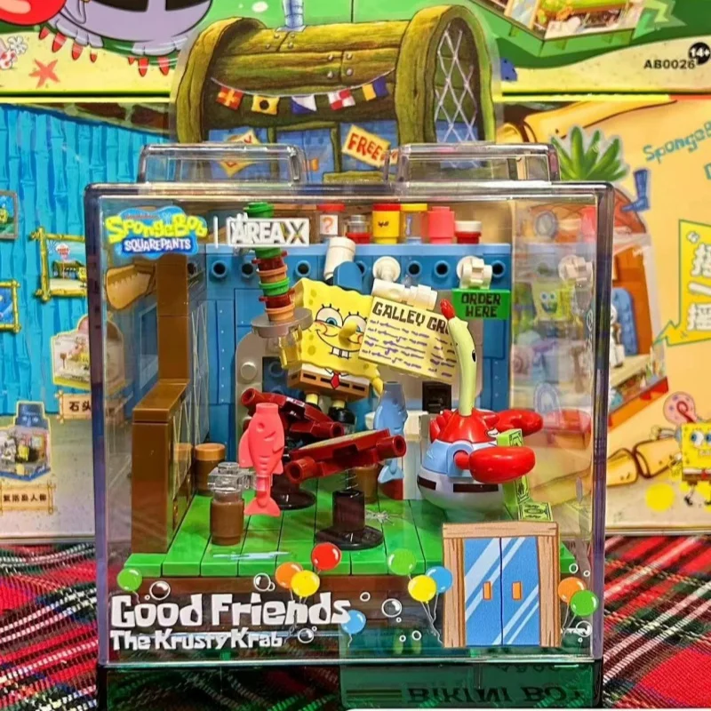 Серия Губка Боб строительные блоки сделай сам новая коробка Патрик Стар