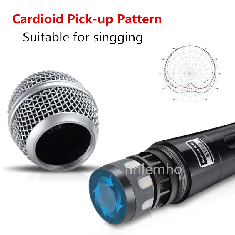 1PC Professional Microphone Dyanmic Karaoke Recording Studio Vocal Capsule For Guitar Amplifier Drum Kit Instrument Mixer | Электроника