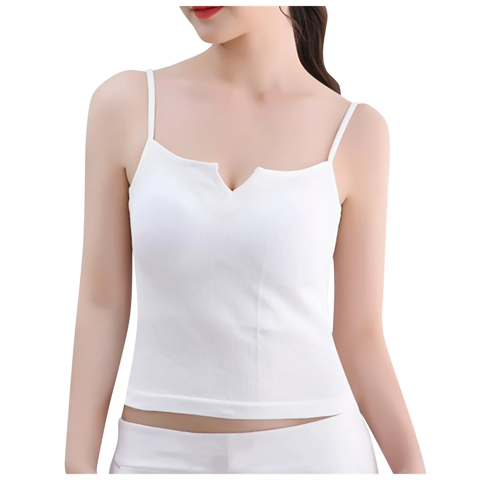 

Camisole for Women Tummy Control Cami Shaper Seamless Compression Tank Top Waist Cincher Shapewear for Women Summer Camisole
