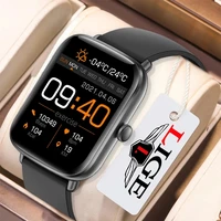 lige 2022 new bluetooth heart rate monitoring smart watch men full touch fitness bracelet ip68 waterproof sport smartwatch women