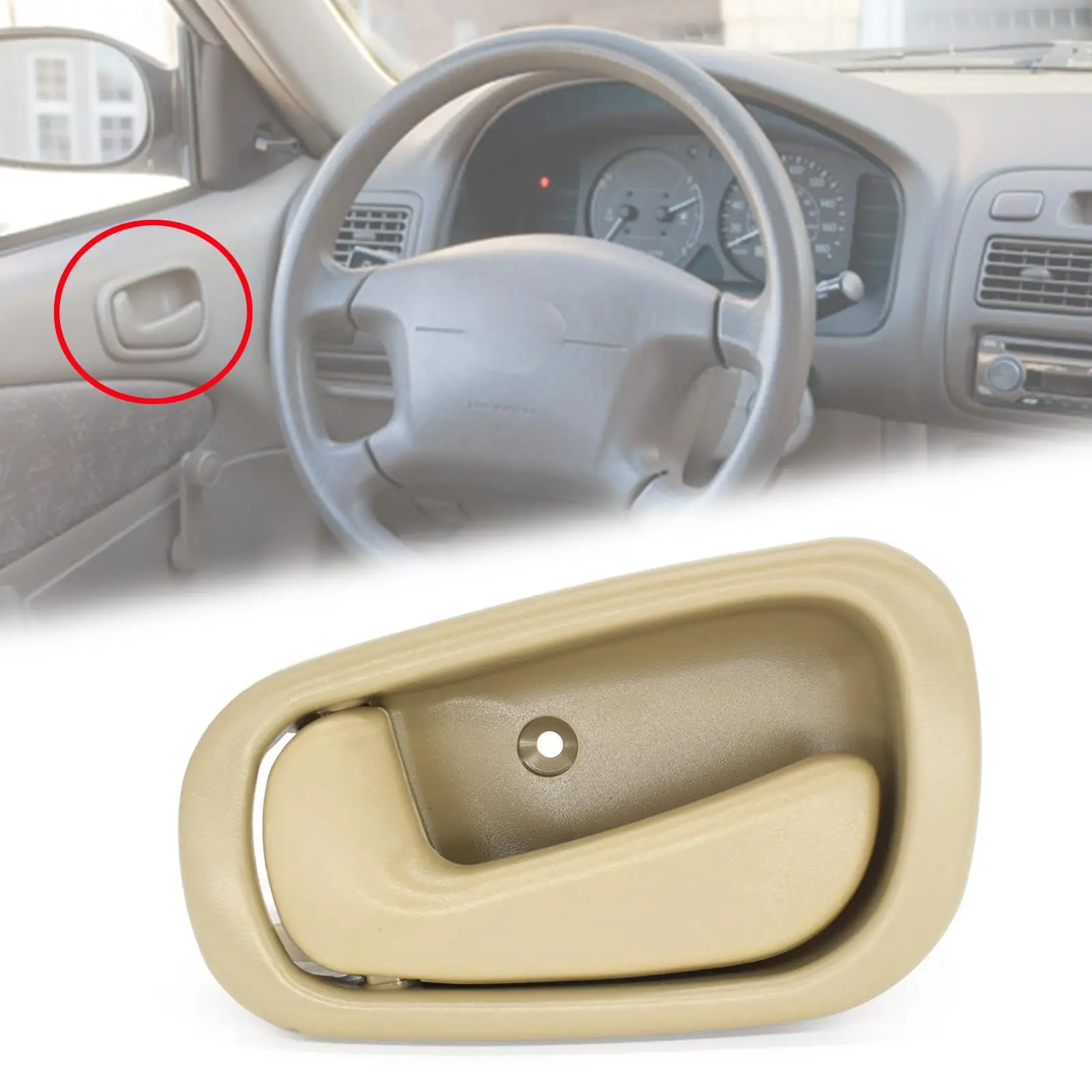 

6920502050E0 для Toyota Corolla Prizm 1998 1999 2000 2001 2002 внутренняя ручка для автомобиля Передняя Задняя правая сторона бежевый