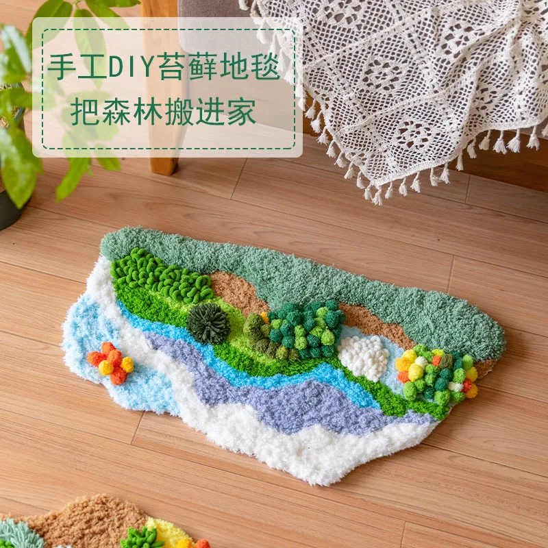 Подставка под мох ручной работы коврик из искусственного материала для пола в