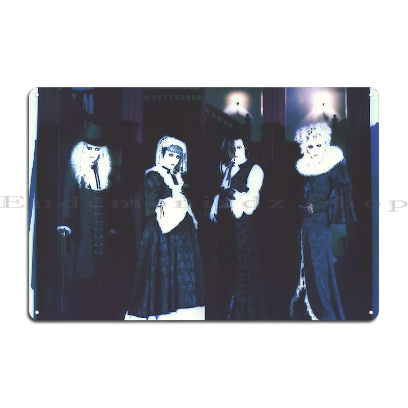 Фото Металлическая вывеска Malice Mizer Klaha Era Bara No Seidou, настенная пещера, клубная настенная роспись, печать бара, жестяная вывеска, плакат №2