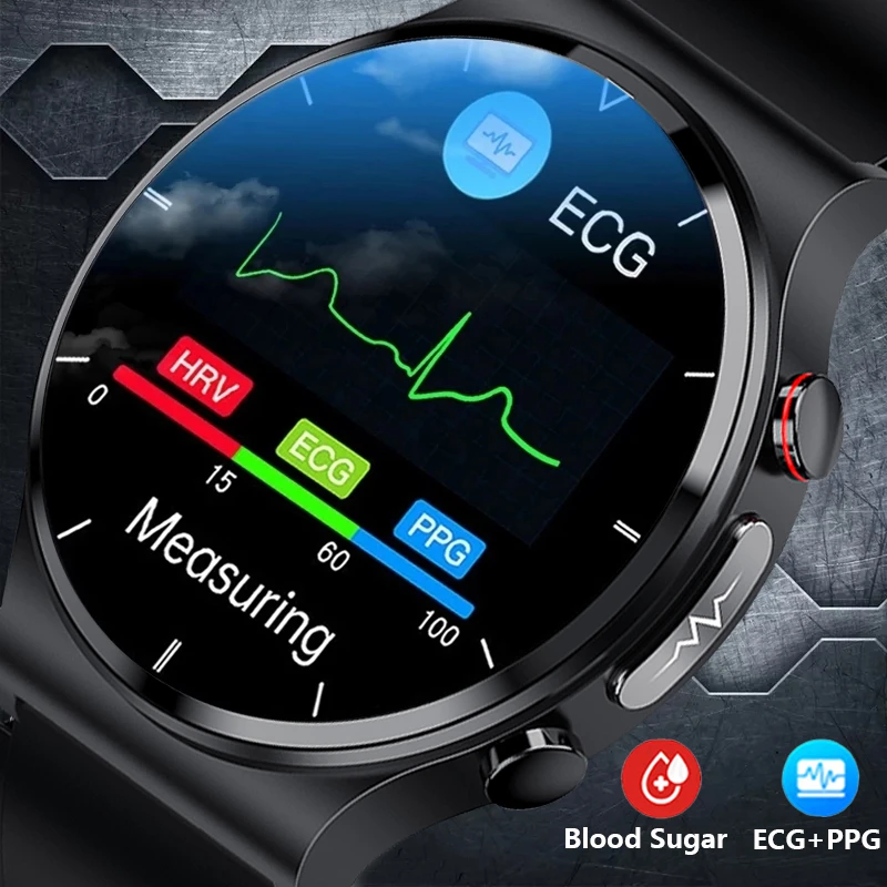 New ECG+PPG Health Smart Watches Men Heart Rate Blood Pressure Fitness Tracker IP68 Waterproof Smartwatch For Android ios Phone
