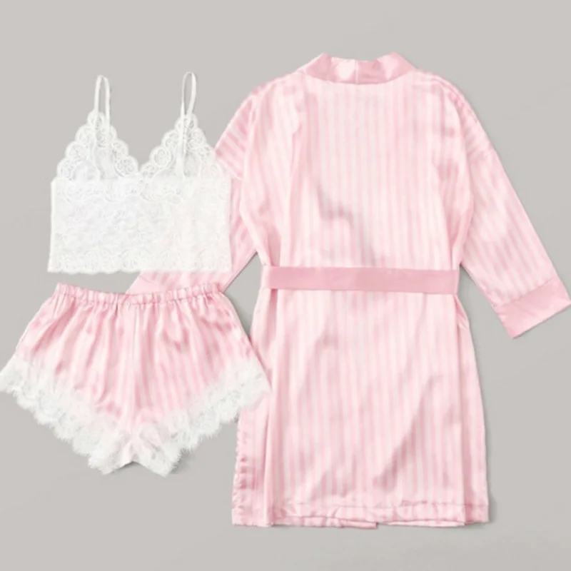 

Explosive style pajamas simulation silk home service ladies underwear nightdress