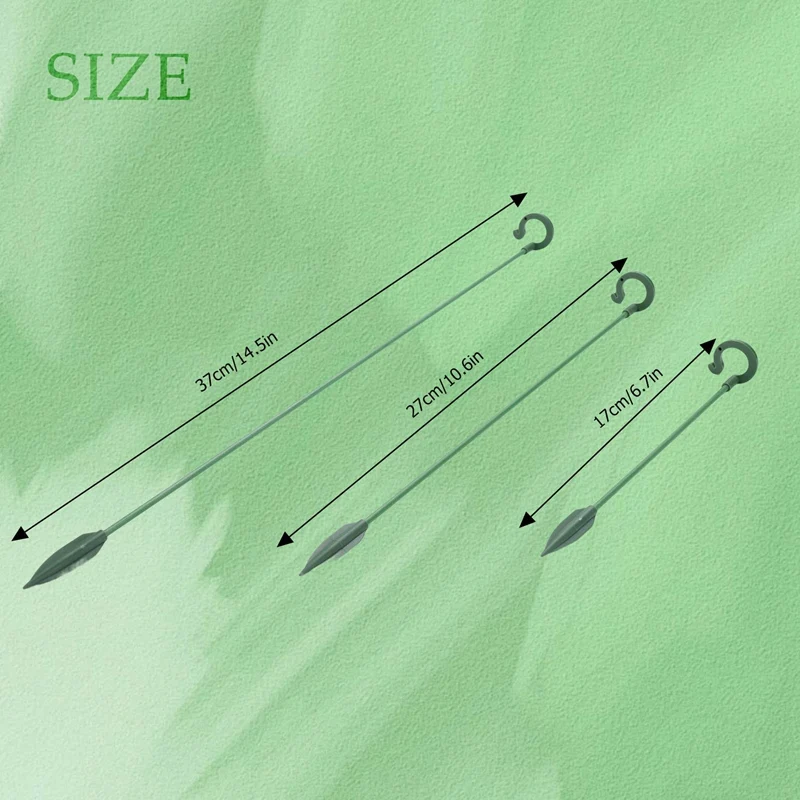 60 шт. набор креплений для растений-20 упаковок крепежные палочки цветов (3 размера)