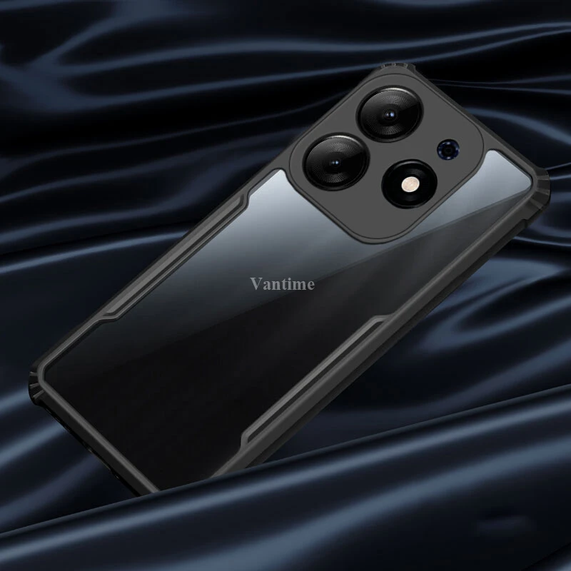 Чехол для Tecno Spark 10 Pro усиленный край противоударная подушка задняя крышка 10C Camon 20