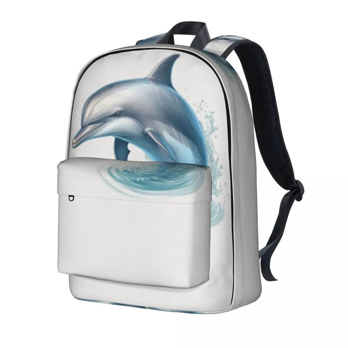 

Dolphin Backpack Stunning Illustration Kawaii Backpacks Women Outdoor Pattern High School Bags Custom Rucksack