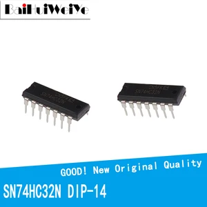 10PCS/LOT SN74HC32N 74HC32 SN74HC32 Logic Gate Quad 2-Input DIP-14 DIP14 New Good Quality Chipset