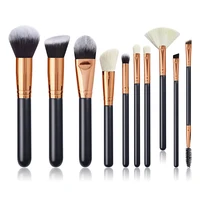 philvini 10pcs makeup brushes set for eye shadow foundation powder eyeliner eyelash cosmetict for face make up brush tools