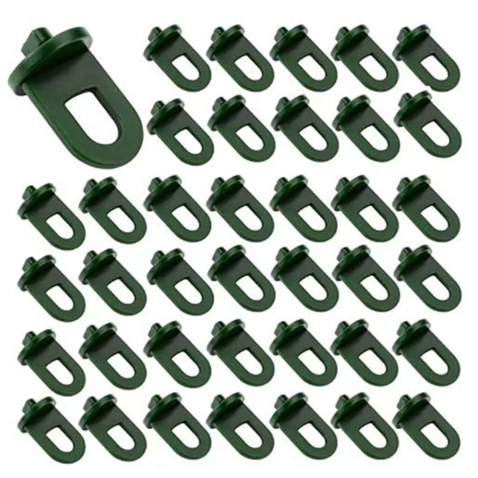

50PCS Greenhouse Clips Plant Vegetable Grafting Clip Hanging Clips Support Hooks Fastener Tied Buckle Hook For Baskets Plant Pot