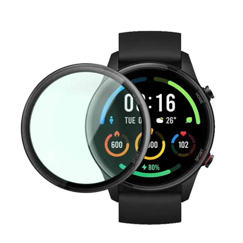 

No Bubbles Applicable To Color Sports Edition Tempered Film Smart Wearable Devices Watch Screen Protector Smart Watch 3d