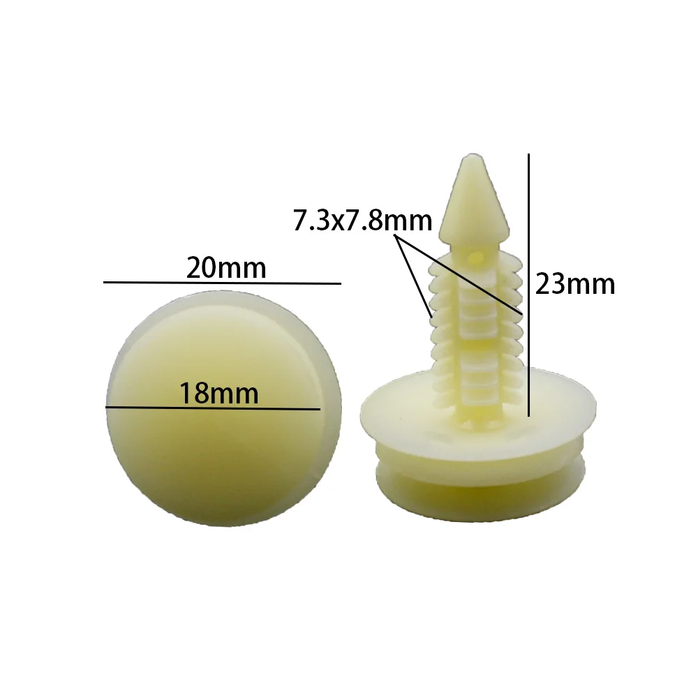 10 шт., крепежный зажим для панели отделки дверей автомобиля, фиксатор для GM Chevy Chevrolet Buick, новые автомобильные крепежные зажимы, нейлоновые заклепки