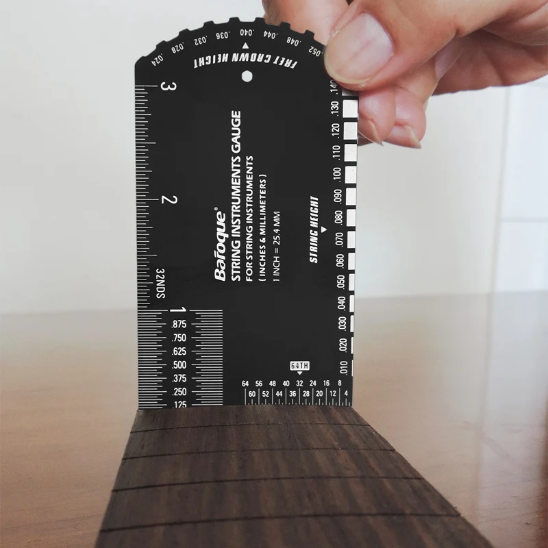 Барокко строительная линейка карманная для басов акустической гитары